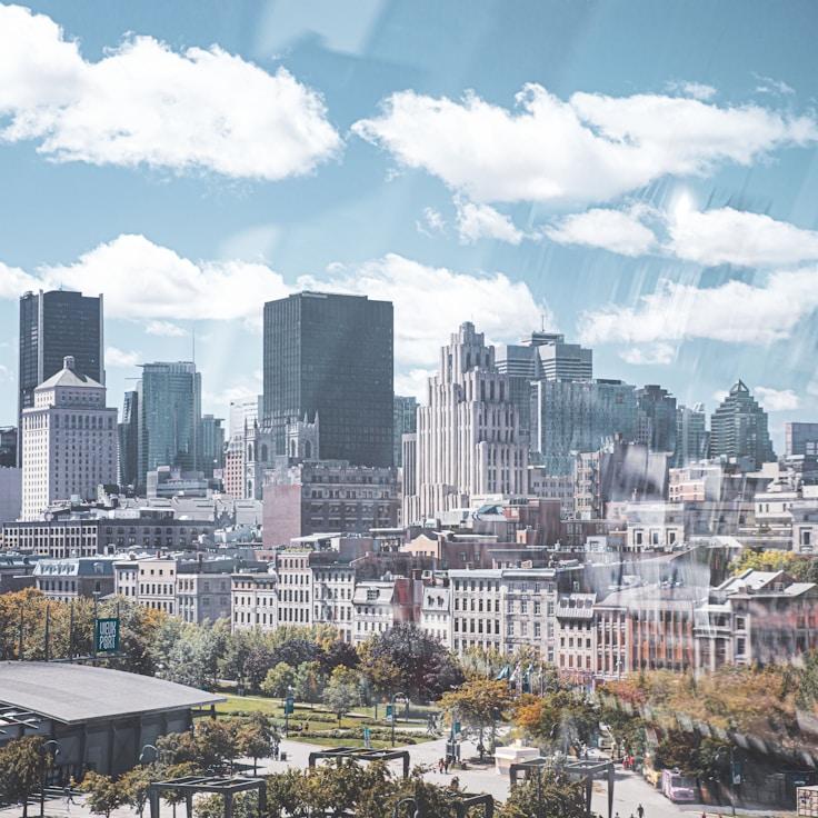 City skyline in New York, United States